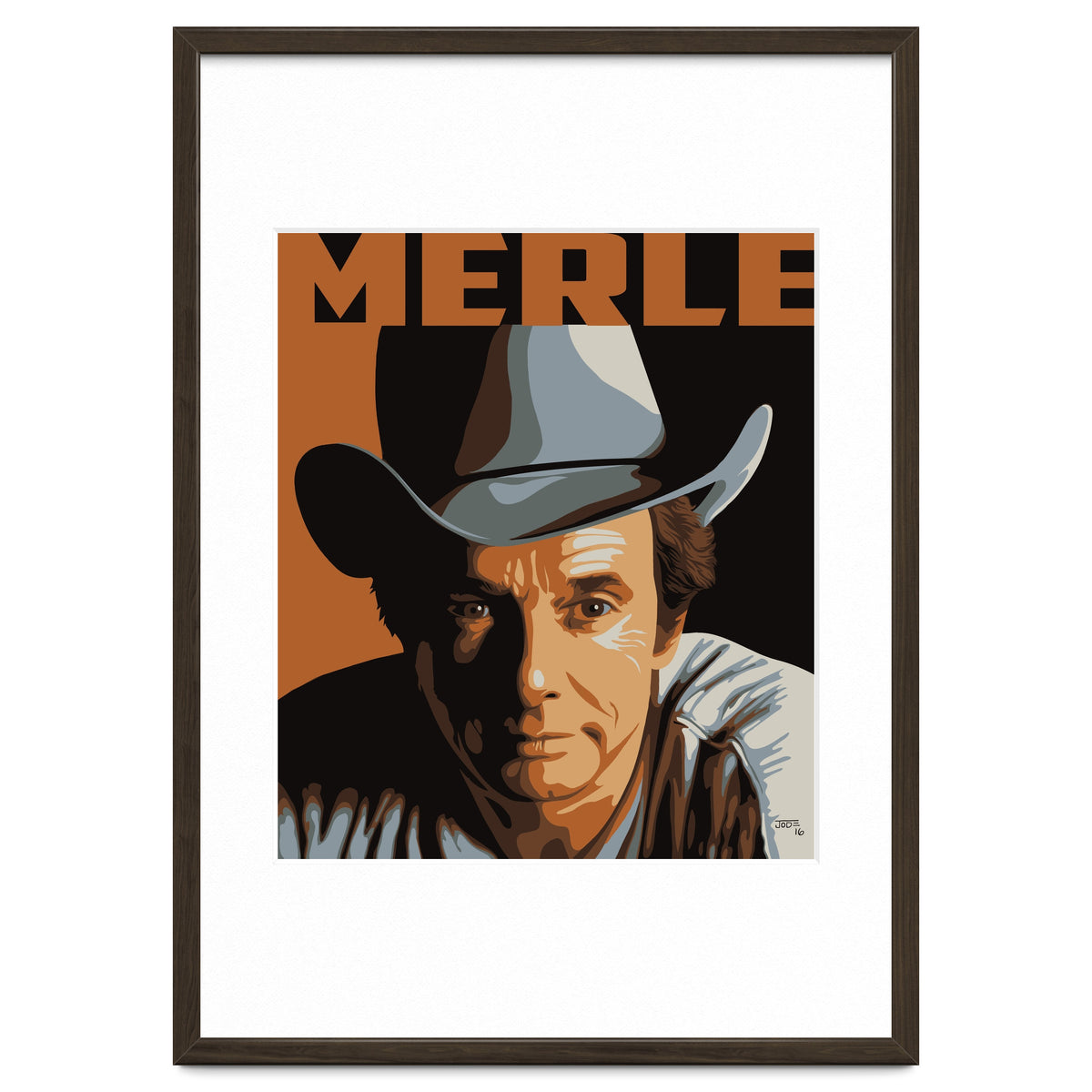 Merle Haggard Poster