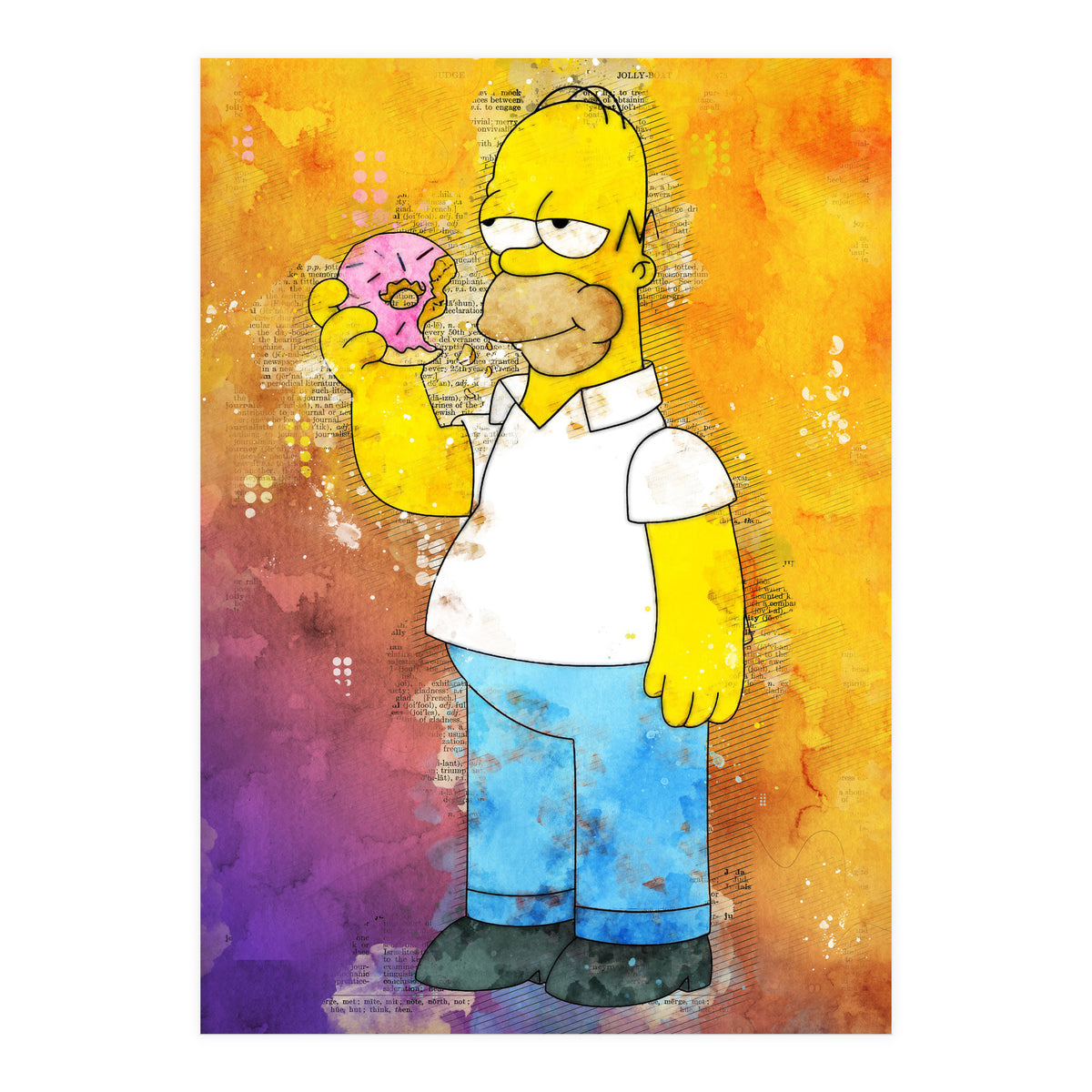 Homer Donut (Print Only)