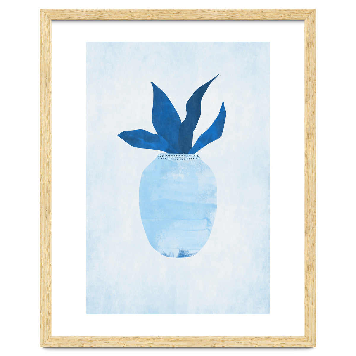 Blue vase