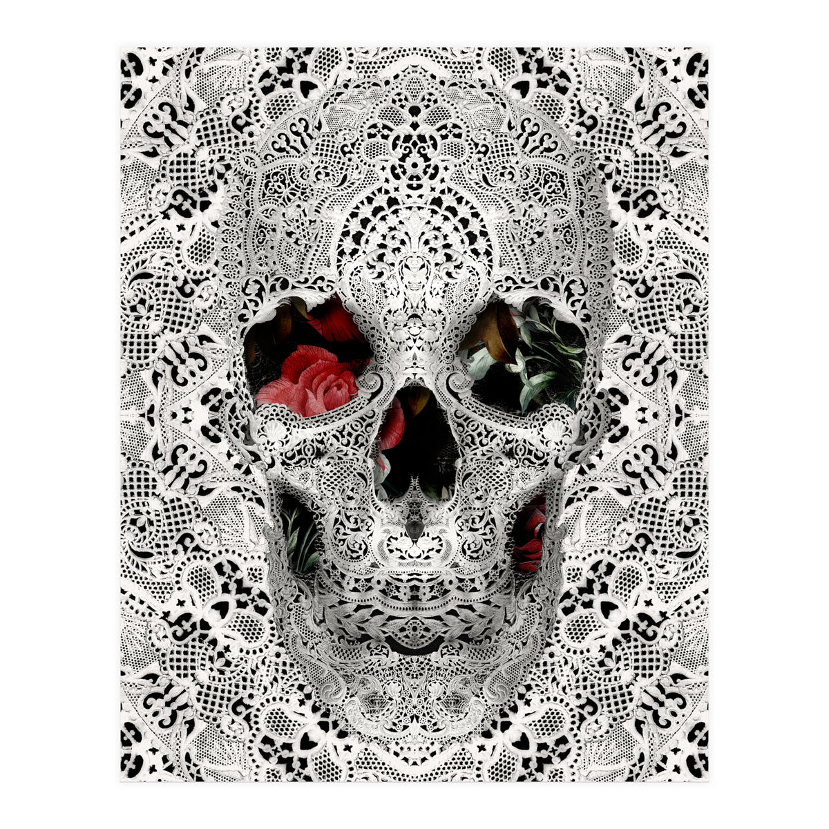 Lace Skull Light (Print Only)