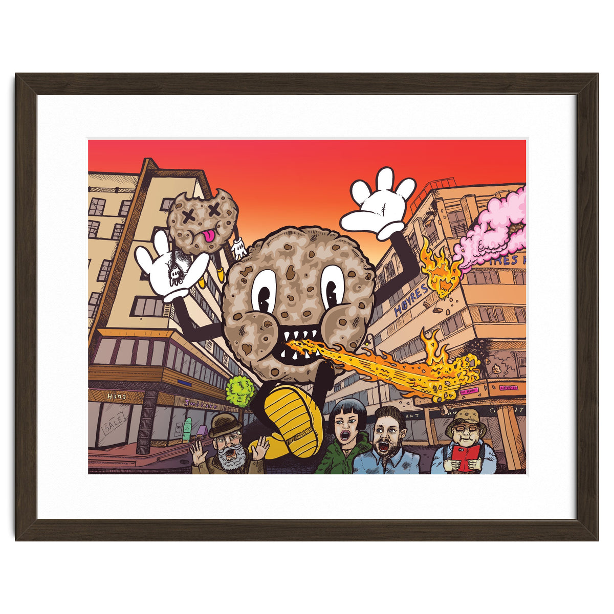 Cookie Monster 12.3% ABV Bourbon Barrel Aged Coconut Chocolate Chip Stout - Amundsen Brewery