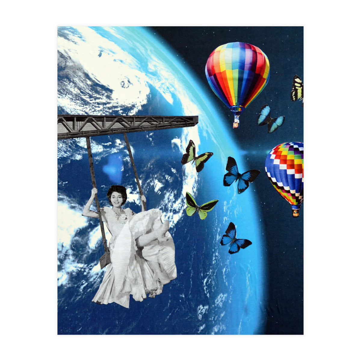 Swing Girl Collage (Print Only)