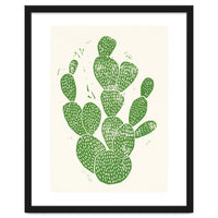 Linocut Cacti #1