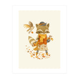 Rebecca The Radish Raccoon (Print Only) thumbnail