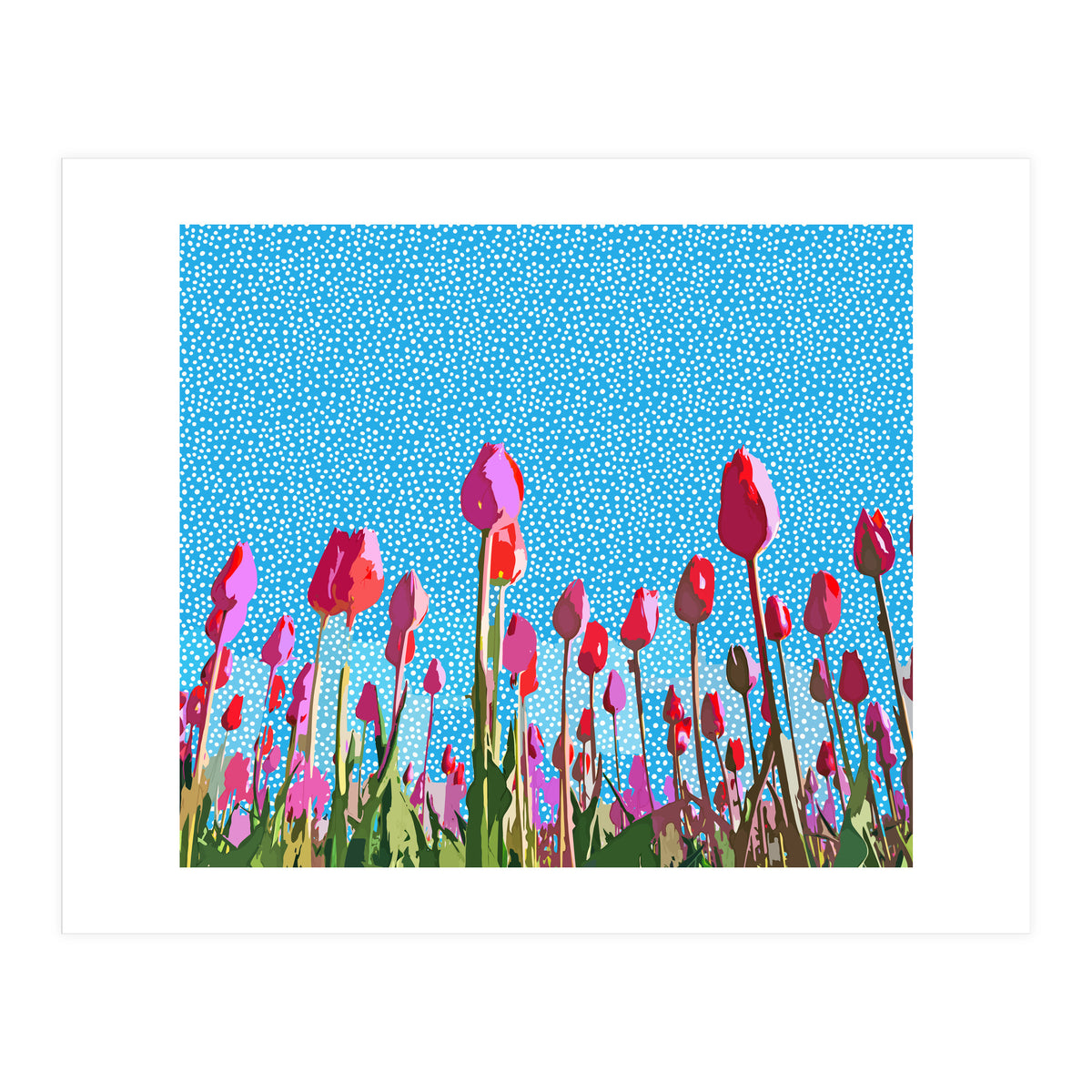 Tiptoe through the tulips with me (Print Only)
