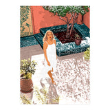 Soaking up the Sun | Bohemian woman Palace Architecture | Buildings Travel Fashion Urban Jungle (Print Only) thumbnail