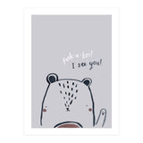 Peek A Boo Bear (Print Only) thumbnail