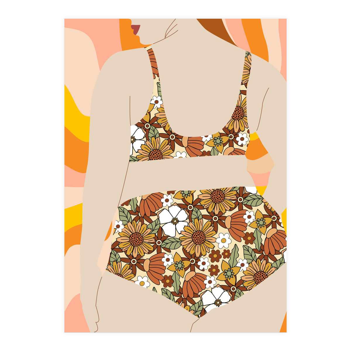 Groovy Swimsuit (Print Only)