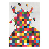 Indian Portrait Disaster · Kicking Bear Colorful Square (Print Only) thumbnail