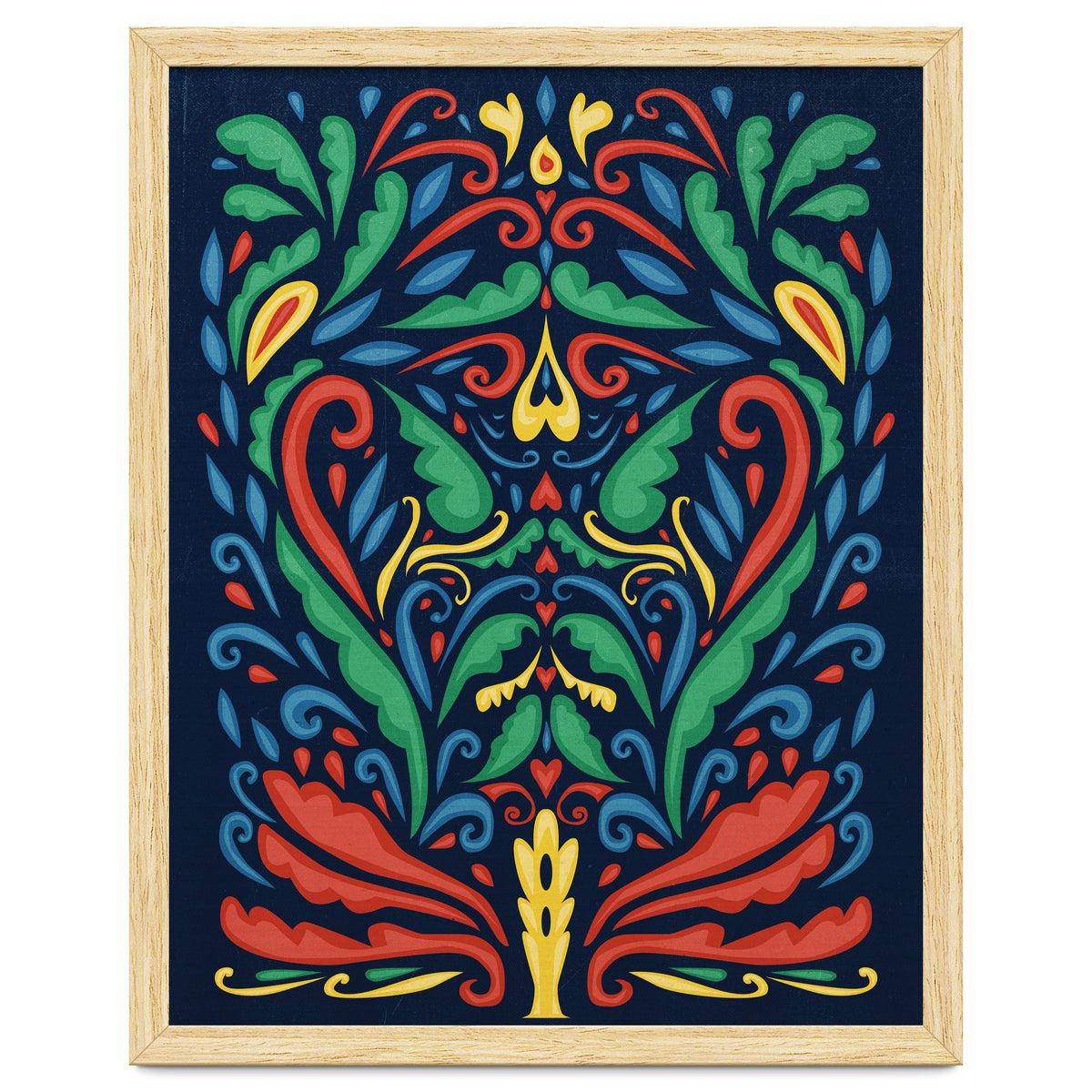 Art Nouveau Folk Art Style