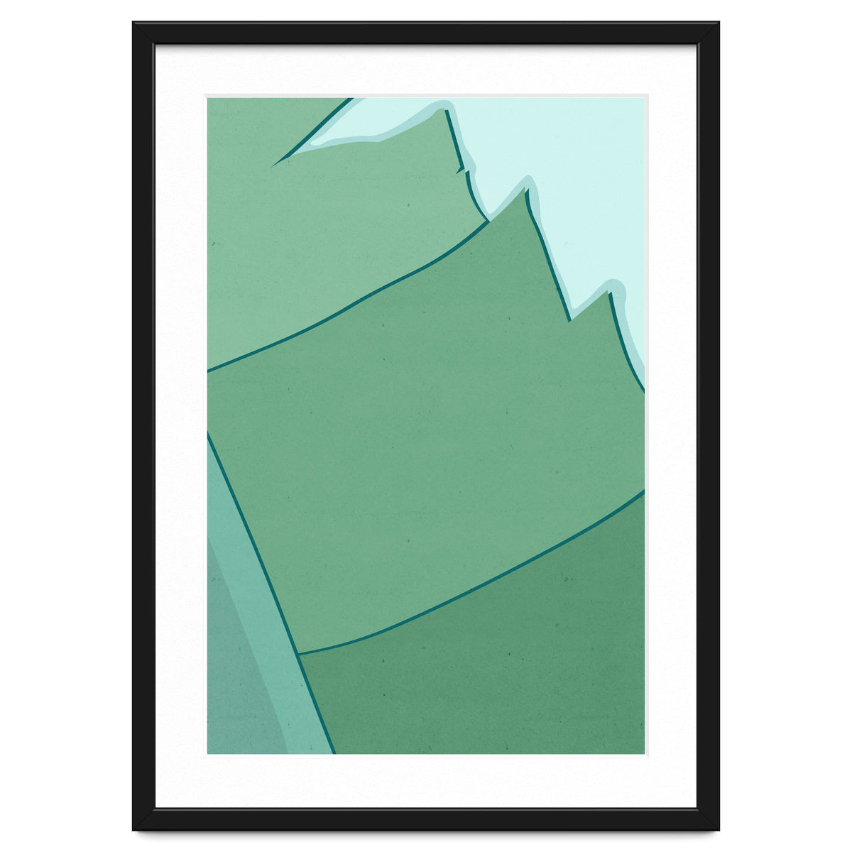 Abstract Banana Leaves Three - Greener Eden