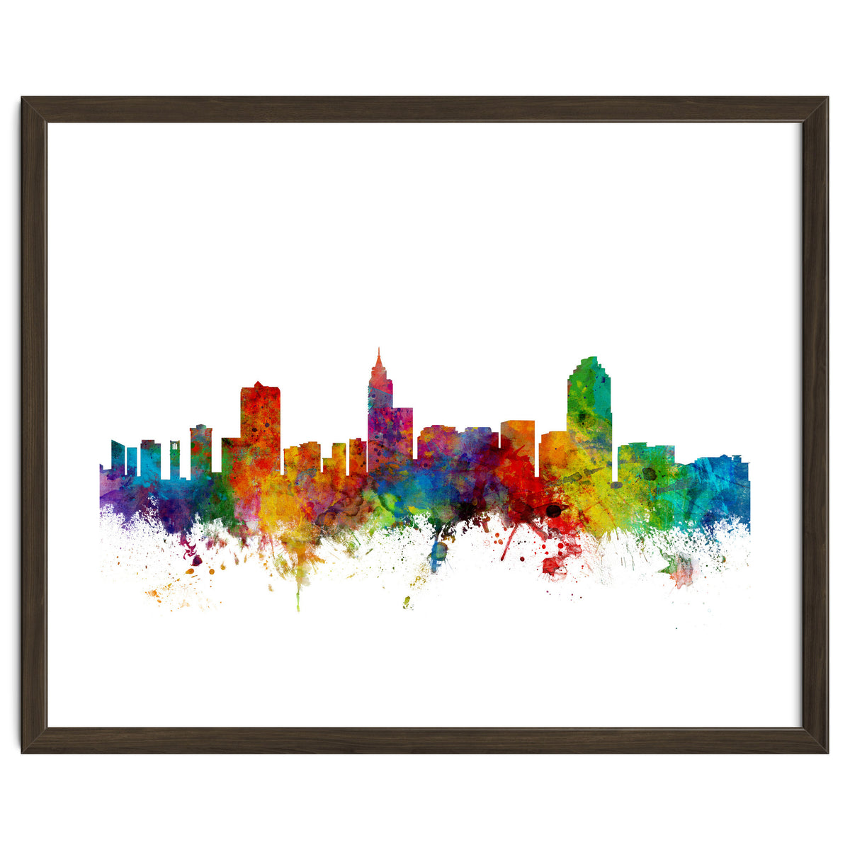 Raleigh North Carolina Skyline