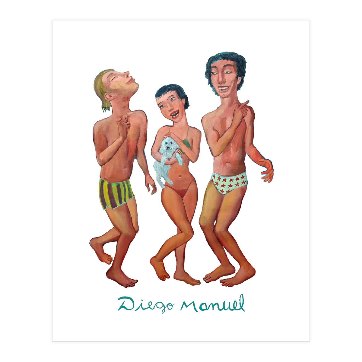 Bailando En La Playa 5ba (Print Only)