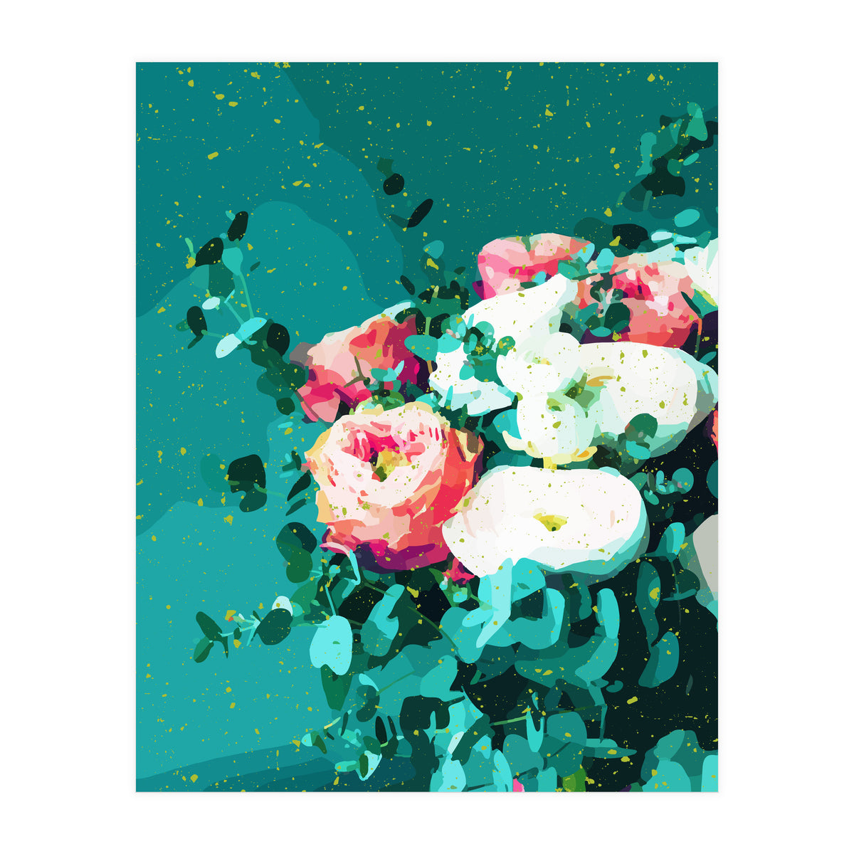 Floral & Confetti (Print Only)