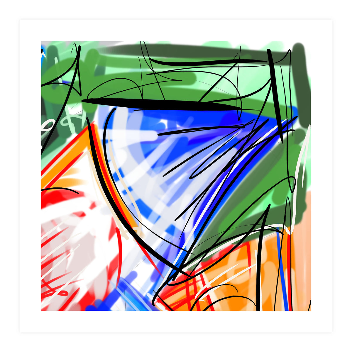 color subtleties in strokes 2 (Print Only)