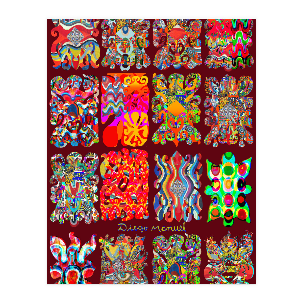 Tapiz Perfiles 2023 28 (Print Only)