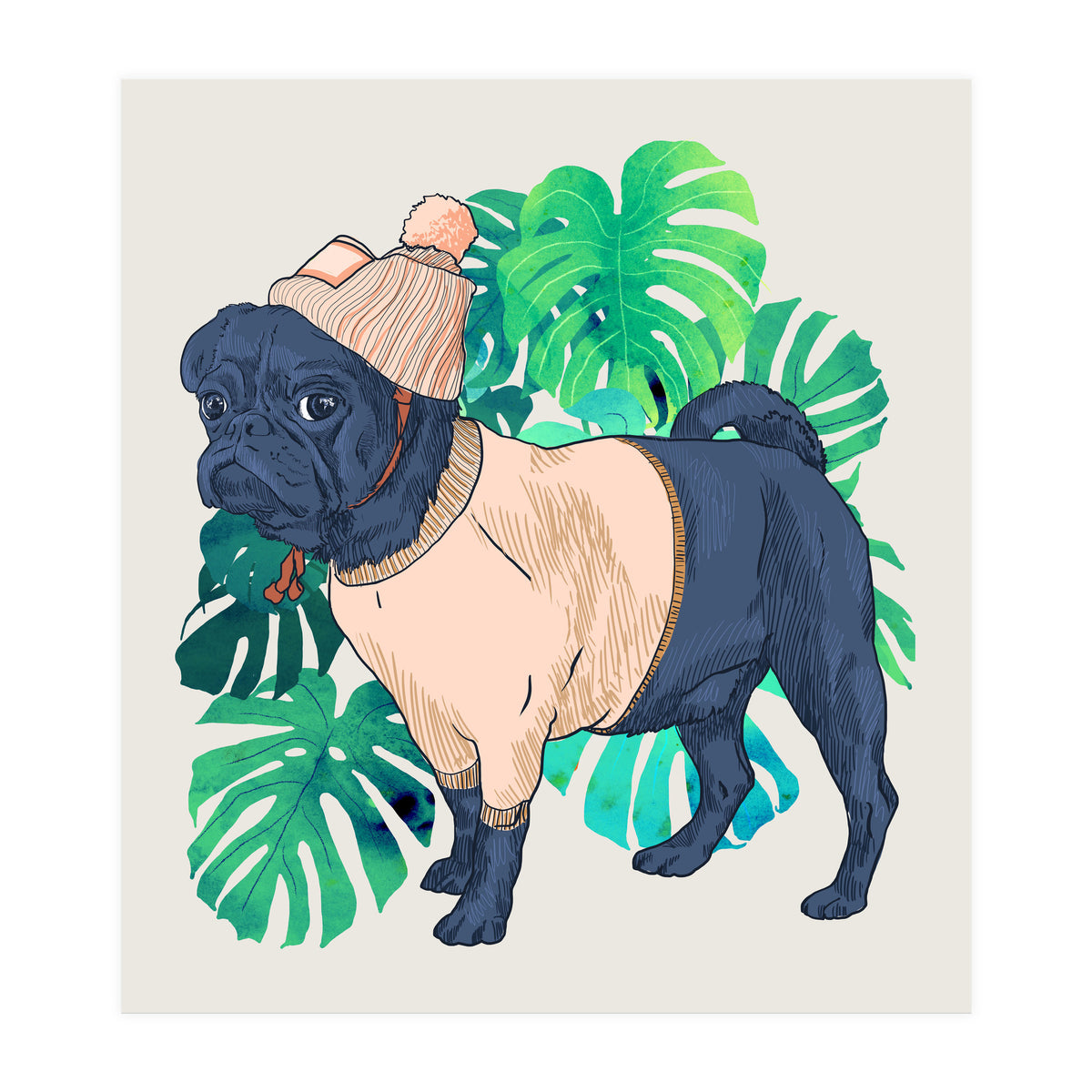 Got A Pug (Print Only)