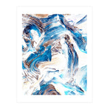 Clarity | Abstract Ocean Earth Sea Graphic | Scandinavian Nature Sky Waves Space (Print Only) thumbnail