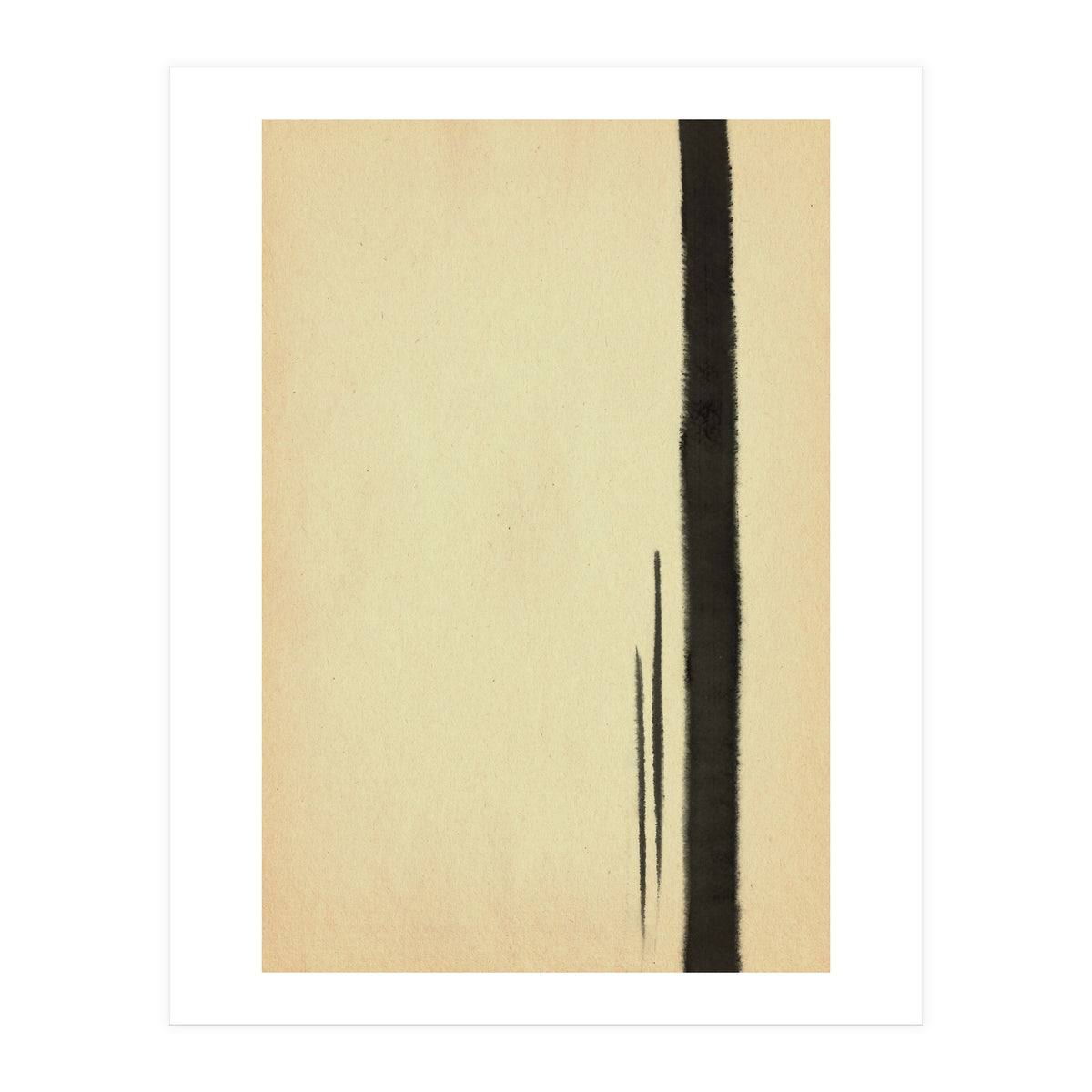 Minimalist black stripe (Print Only)