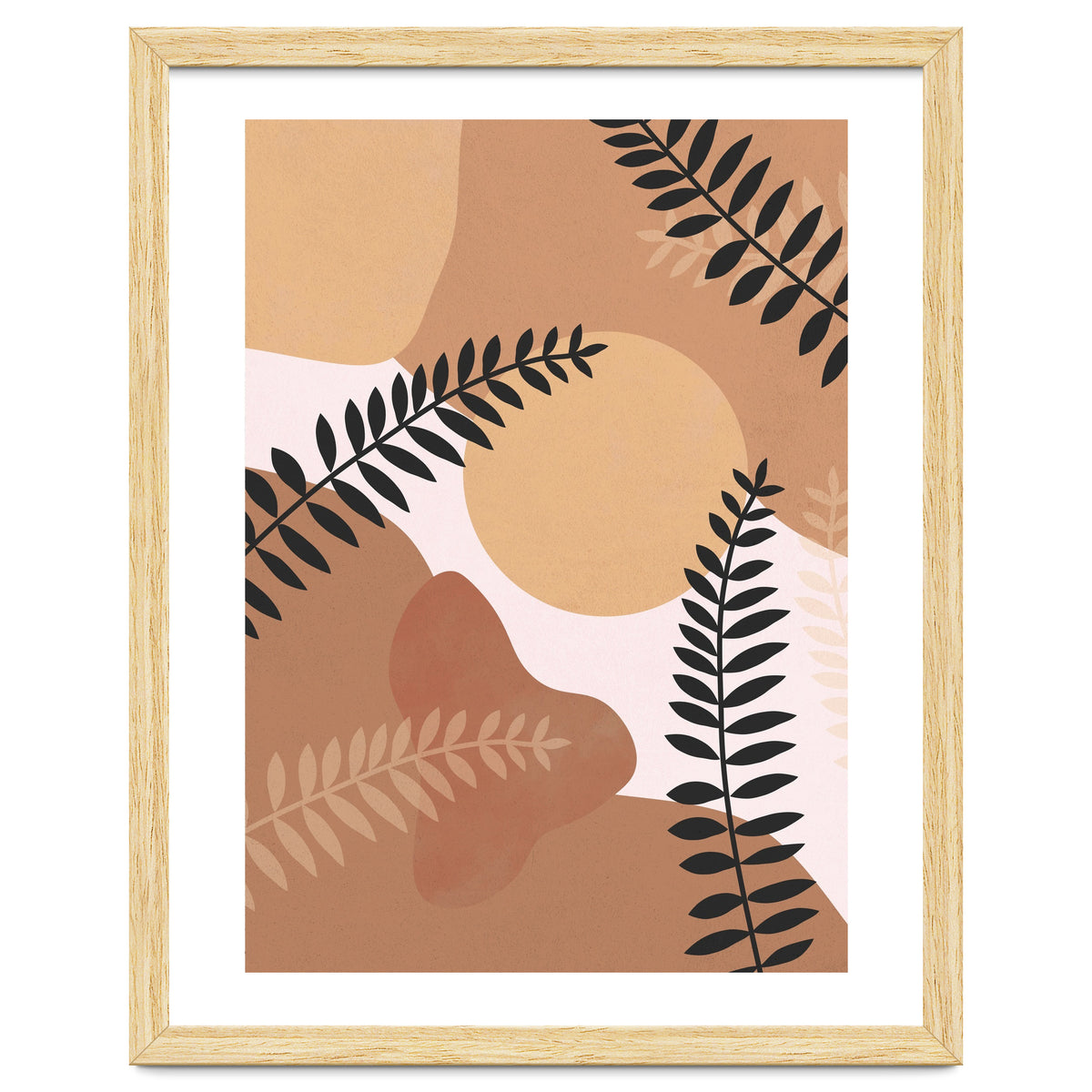 Boho Fern Leaves