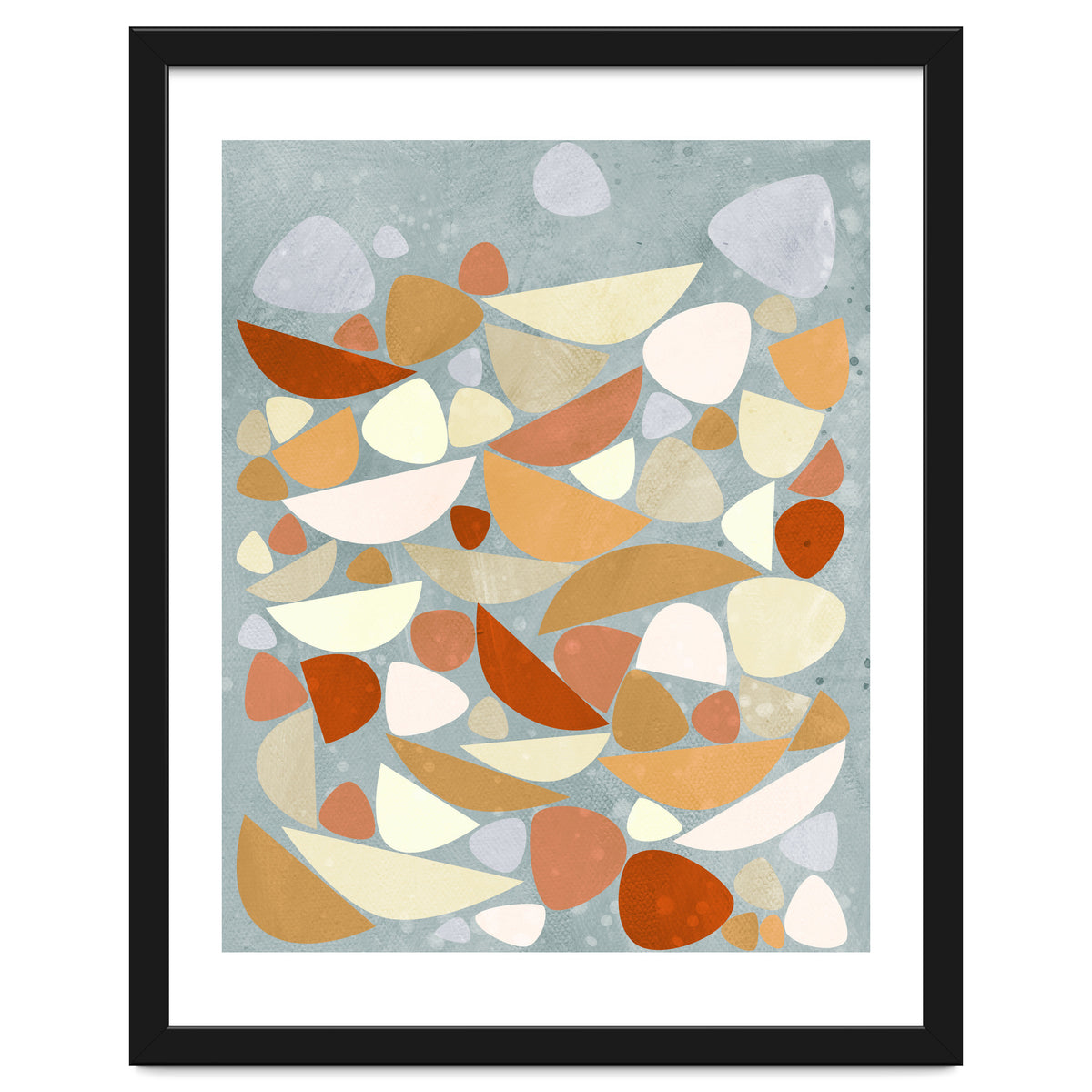 Sea Bed Orange Abstract