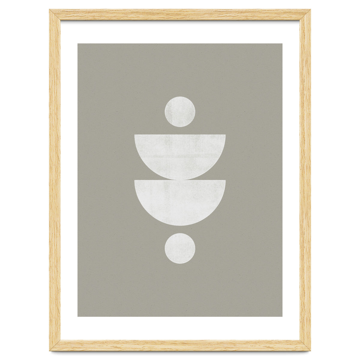 Mid-Century Modern No.23 - Woodblock Print