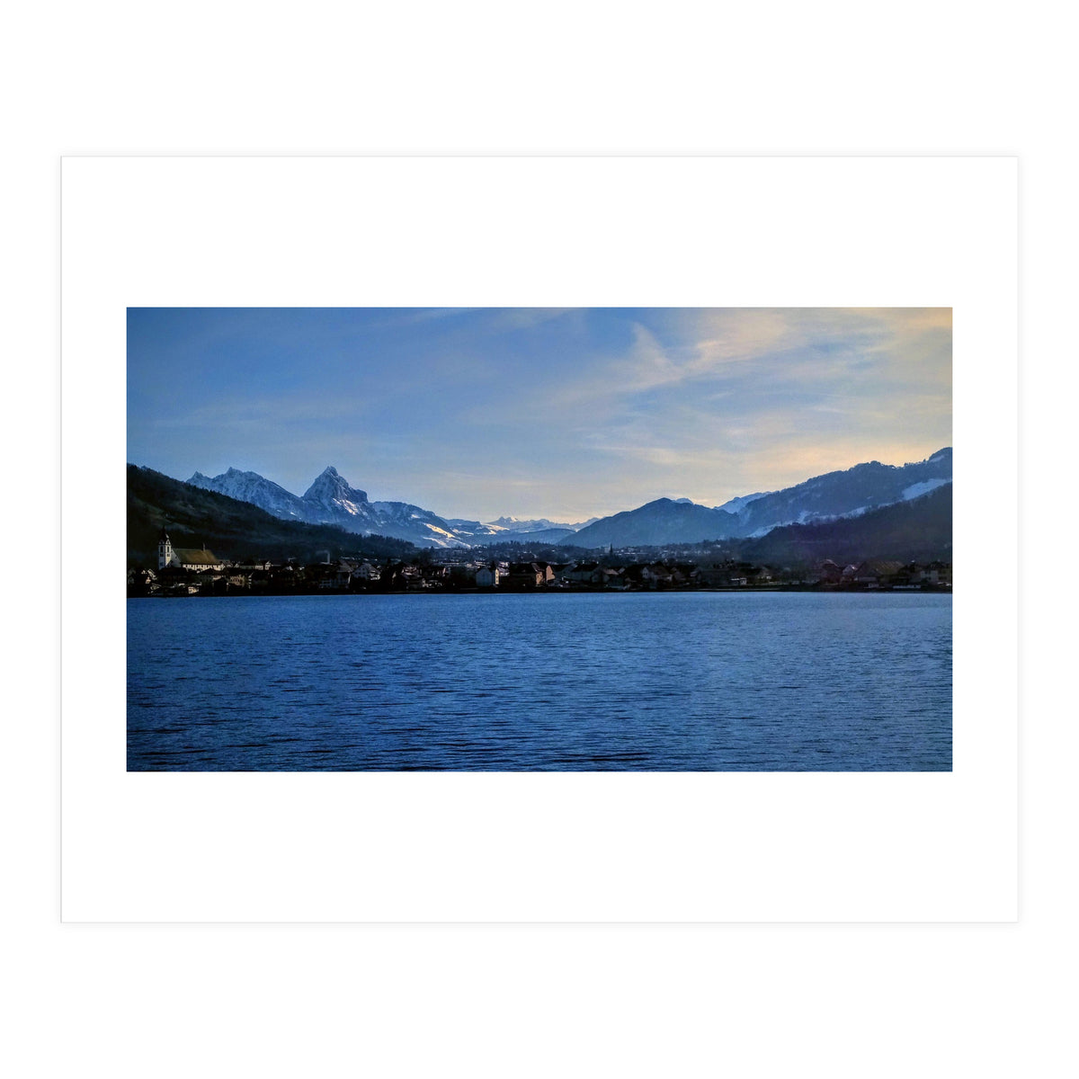 Lake in the Alps (Print Only)