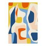 Me & Mine, Abstract Bohemian Pastel Shapes Painting, Eclectic Colorful Graphic Design (Print Only) thumbnail