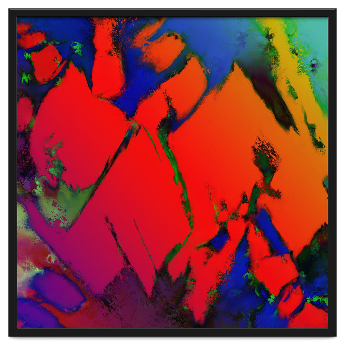 Colliding Panels Red