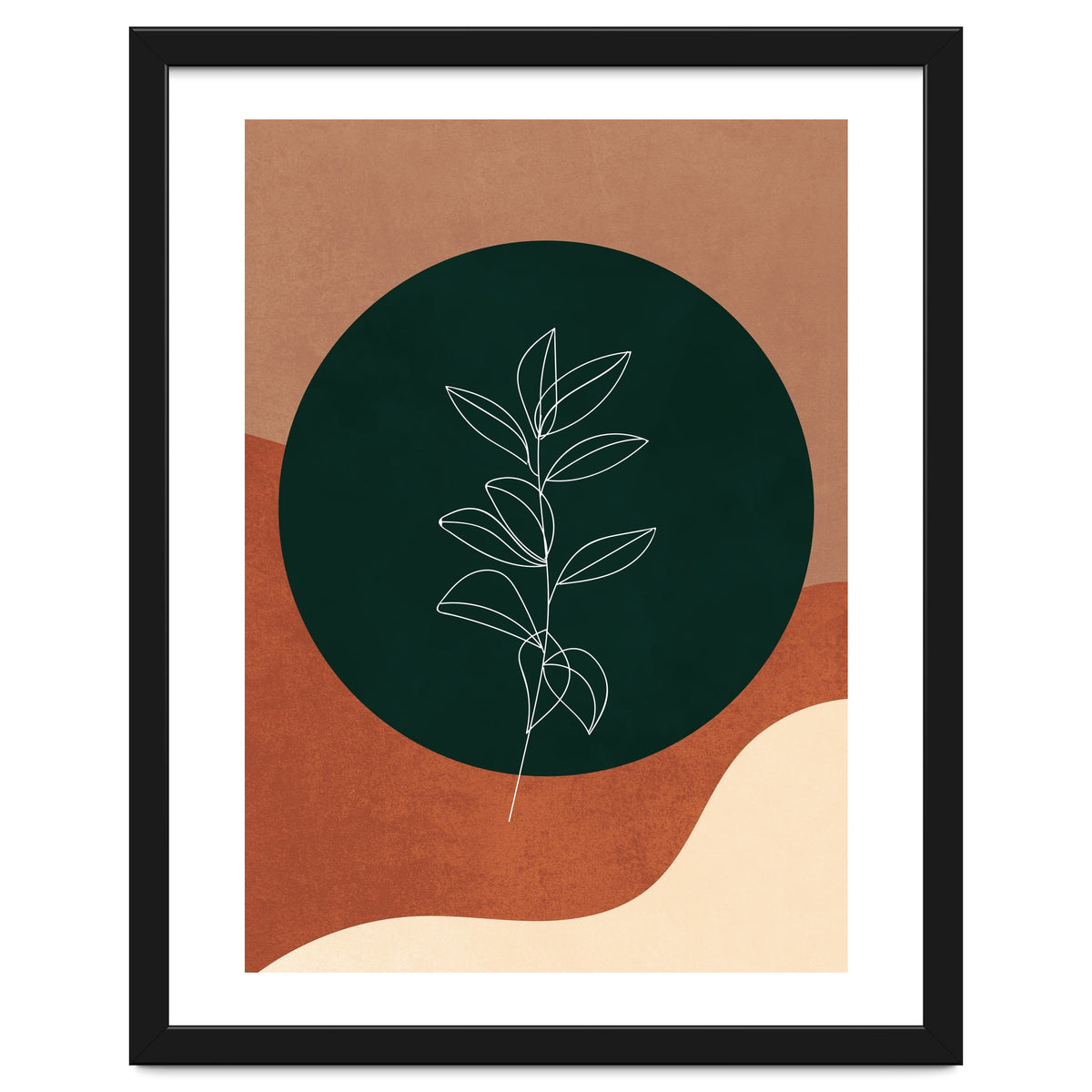 Geometrical Minimalist Boho Abstract