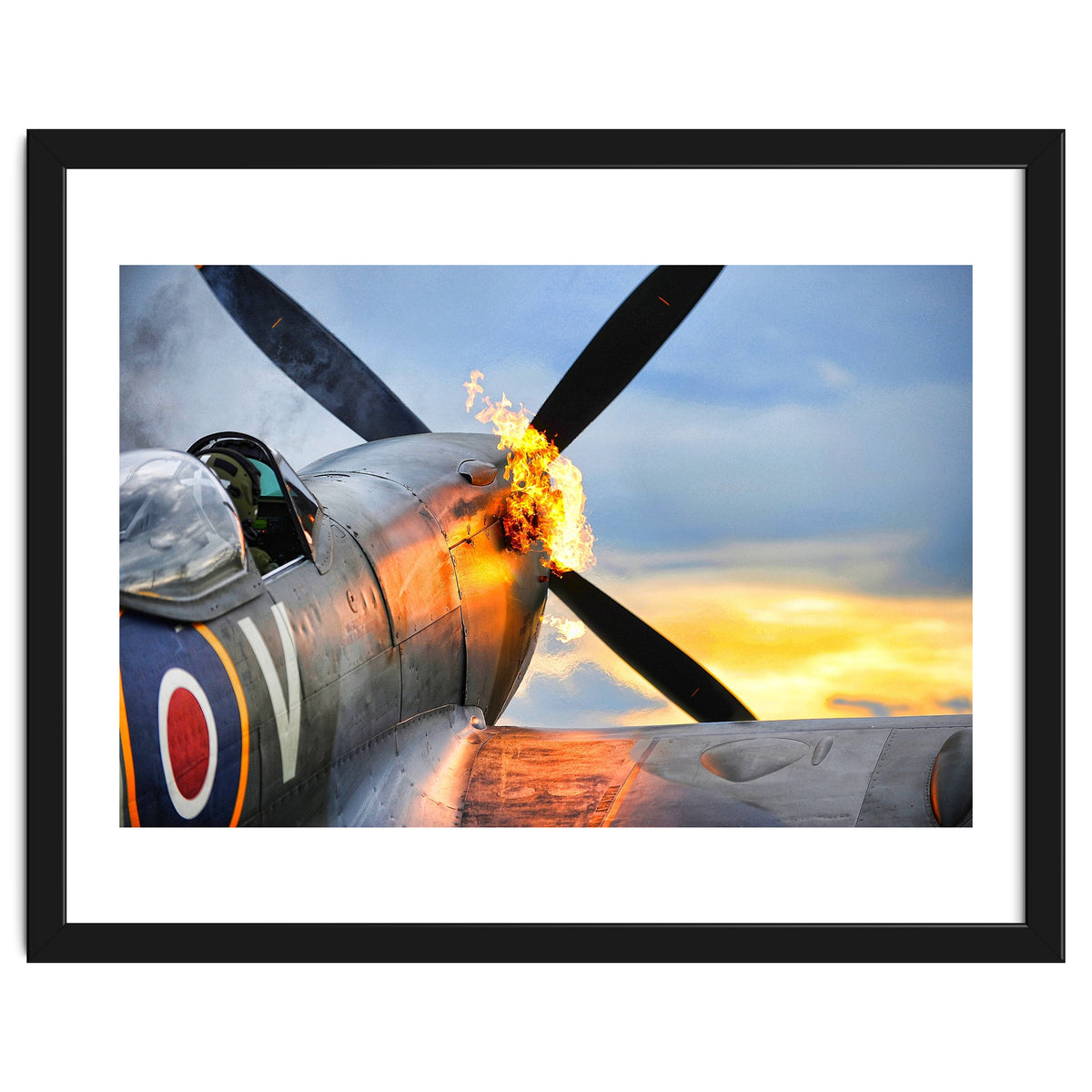 Spitfire Fighter Aircraft 'hot Starting'