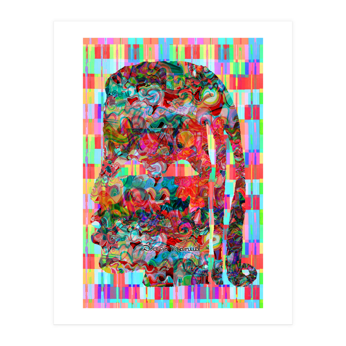 Abstracto Pop Nuevo B Nuevo 4 (Print Only)