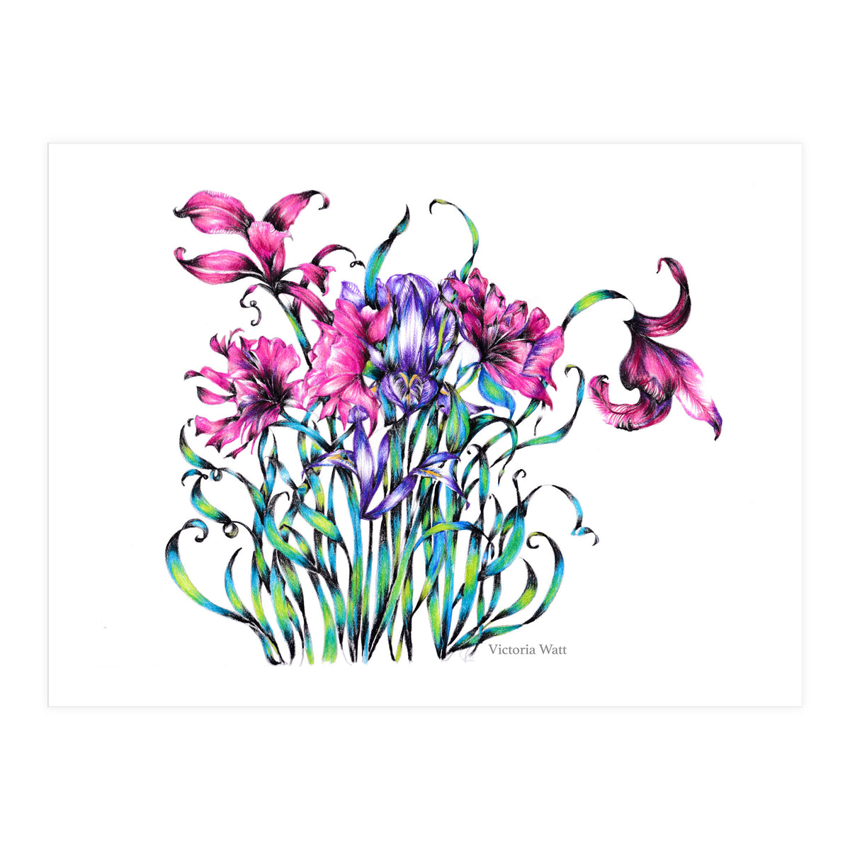 Spring Bouquet Victoria Watt (Print Only)