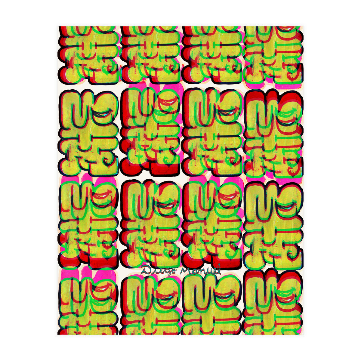 Graffitis 2021 Tapiz 111 (Print Only)