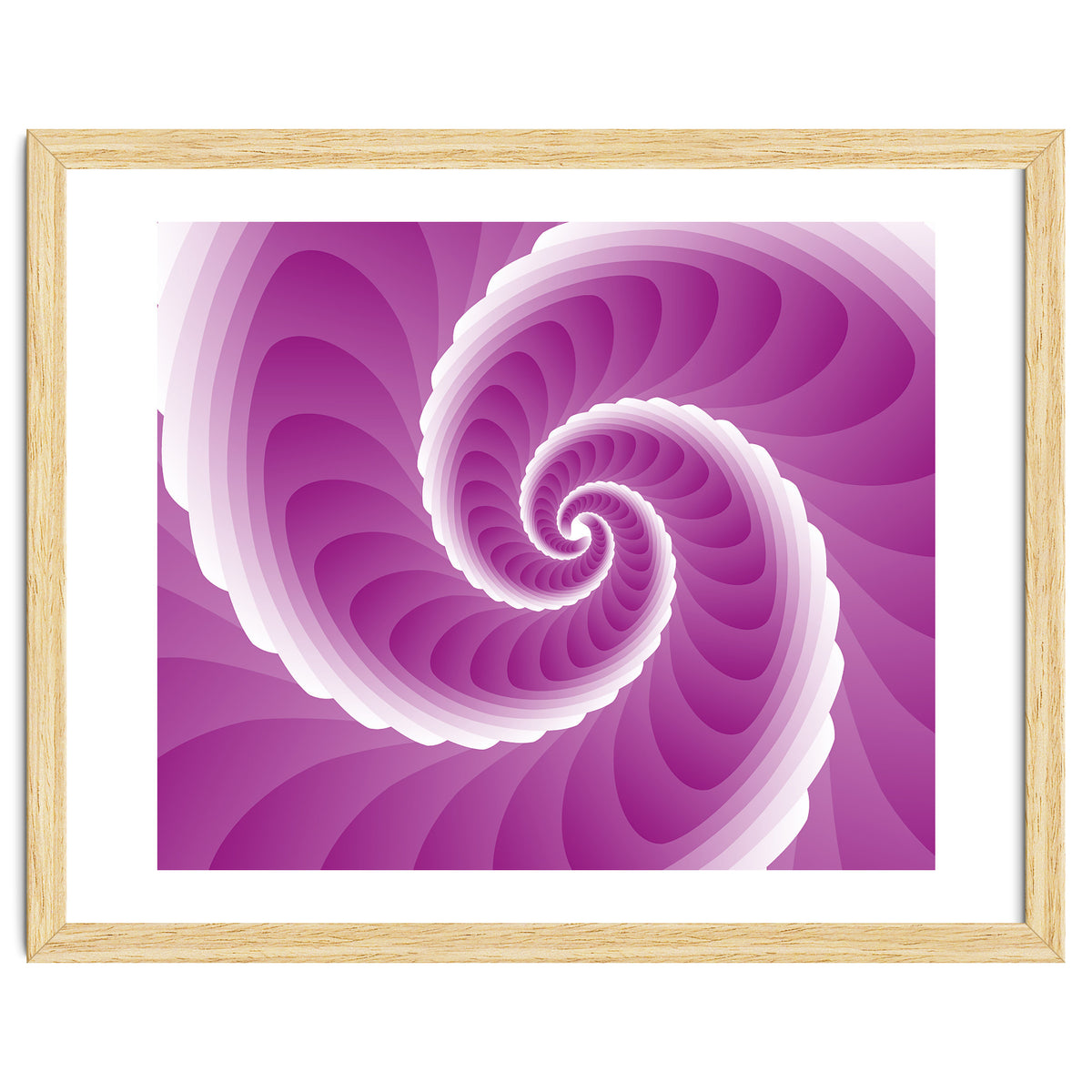 Abstract Pink Swirl