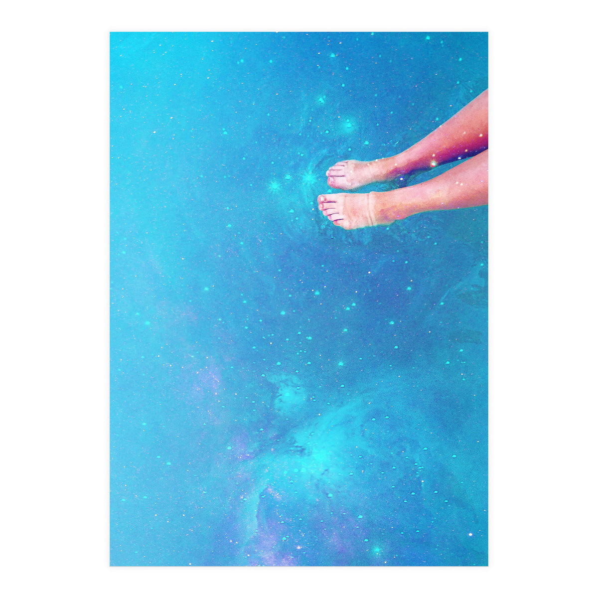 Retro Space Swim (Print Only)