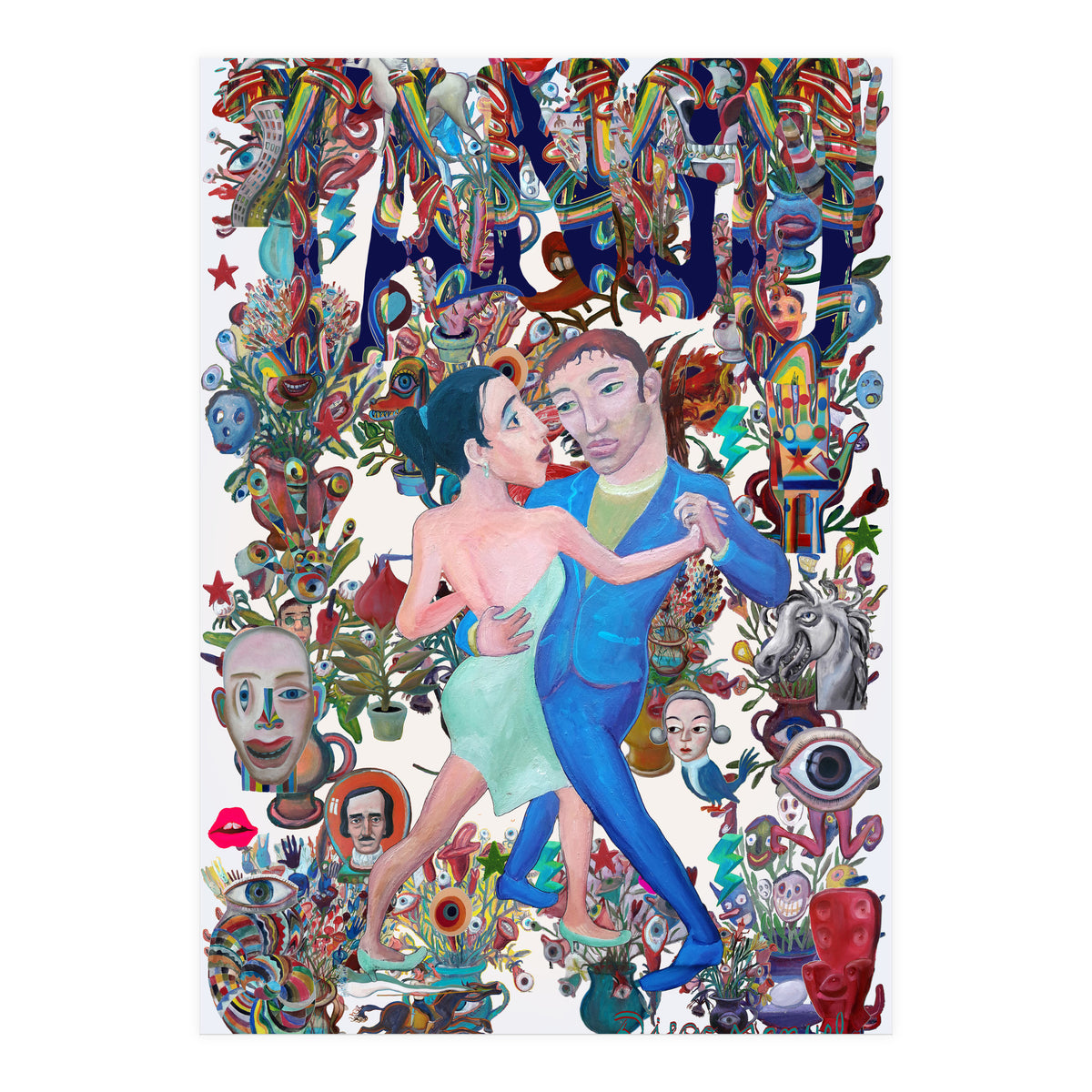 Tango Nuevo Tapiz 7 (Print Only)