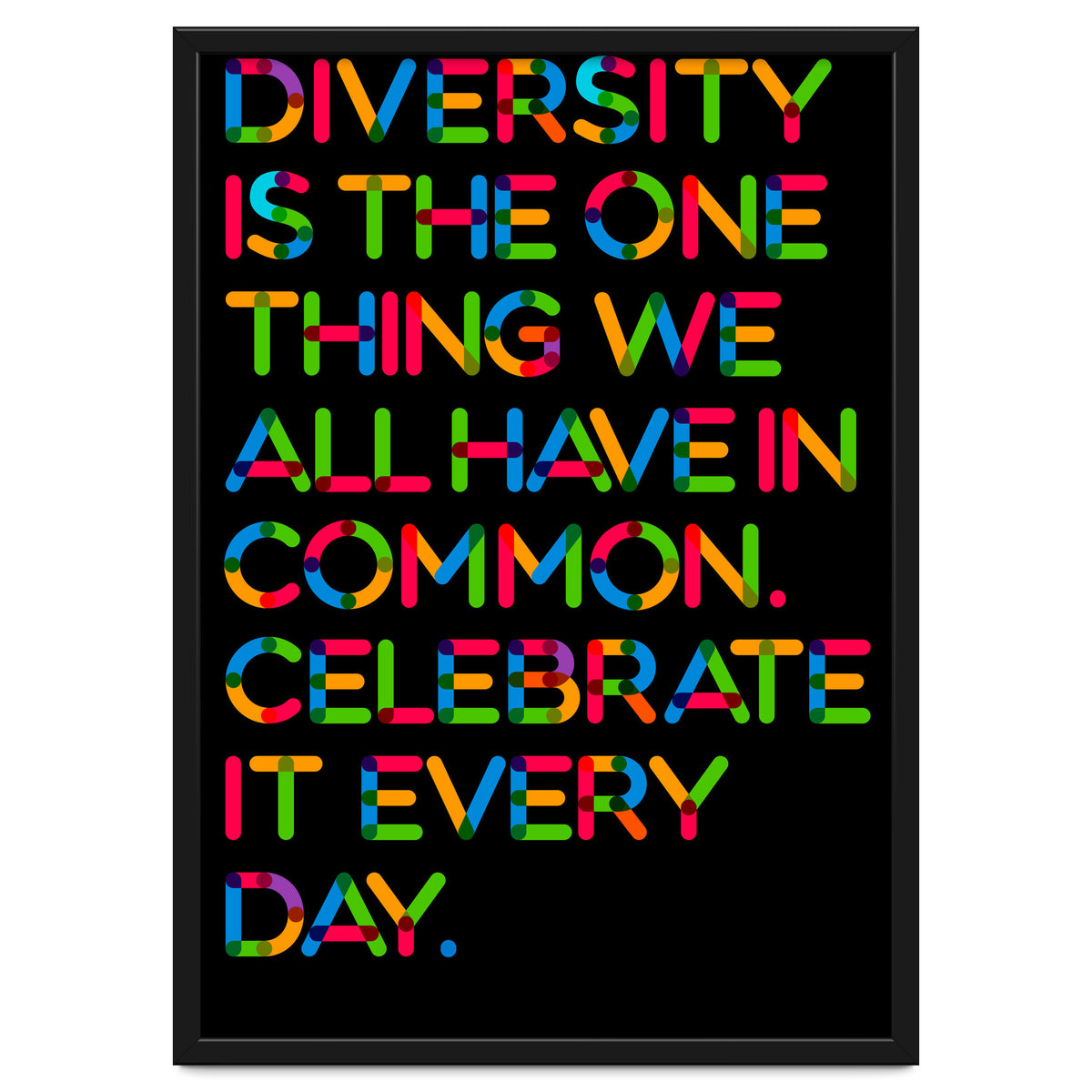 DIVERSITY (black Version)