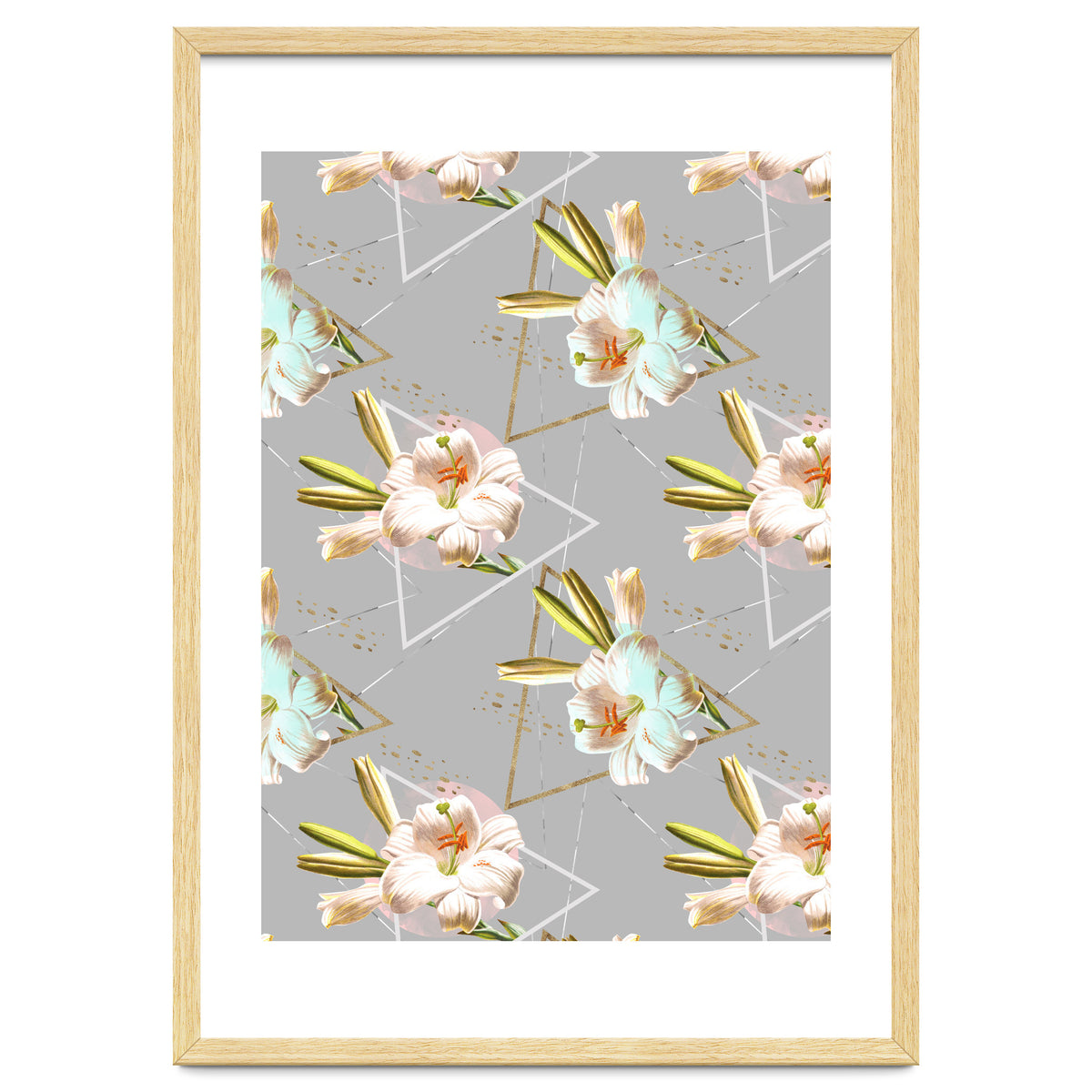 Botanical blooming with geometric 02