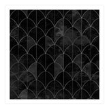 Mermaid scales. Black and white (Print Only) thumbnail