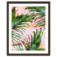 Palm leaf on marble 01