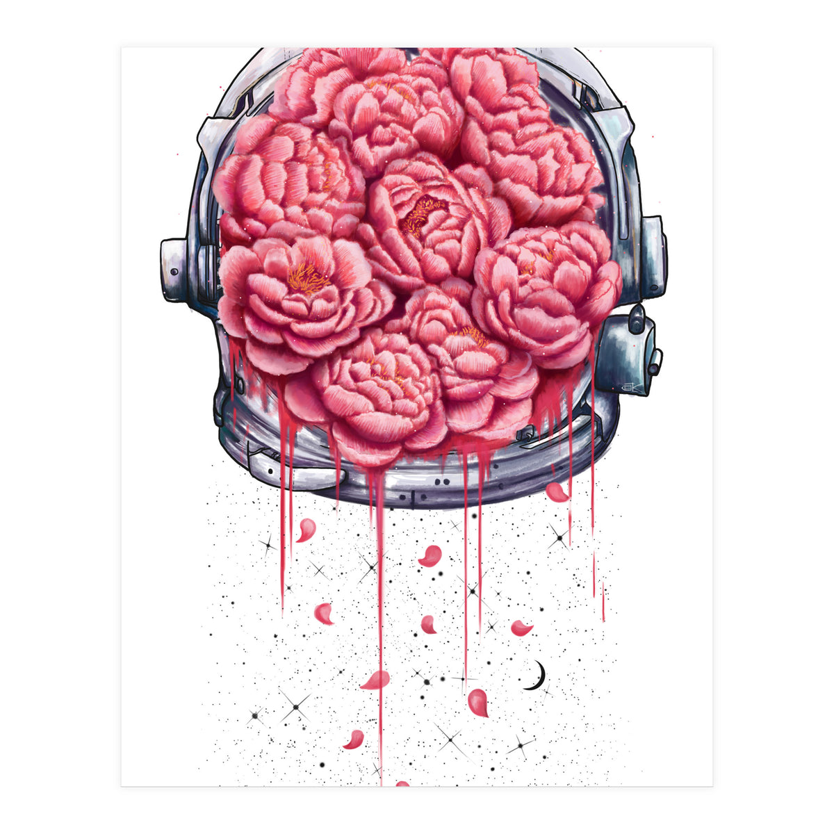 Cosmic Peonies (Print Only)
