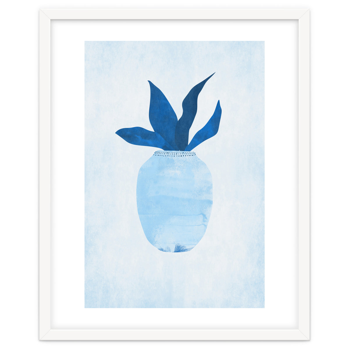 Blue vase