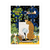 Cheetah in Moroccan Style Laundry Room (Print Only) thumbnail