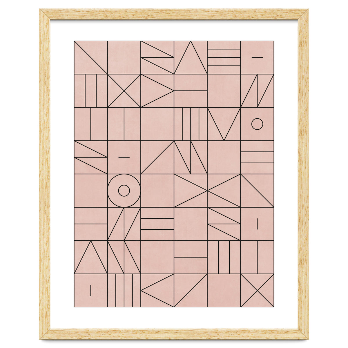 My Favorite Geometric Patterns No.2 - Pale Pink