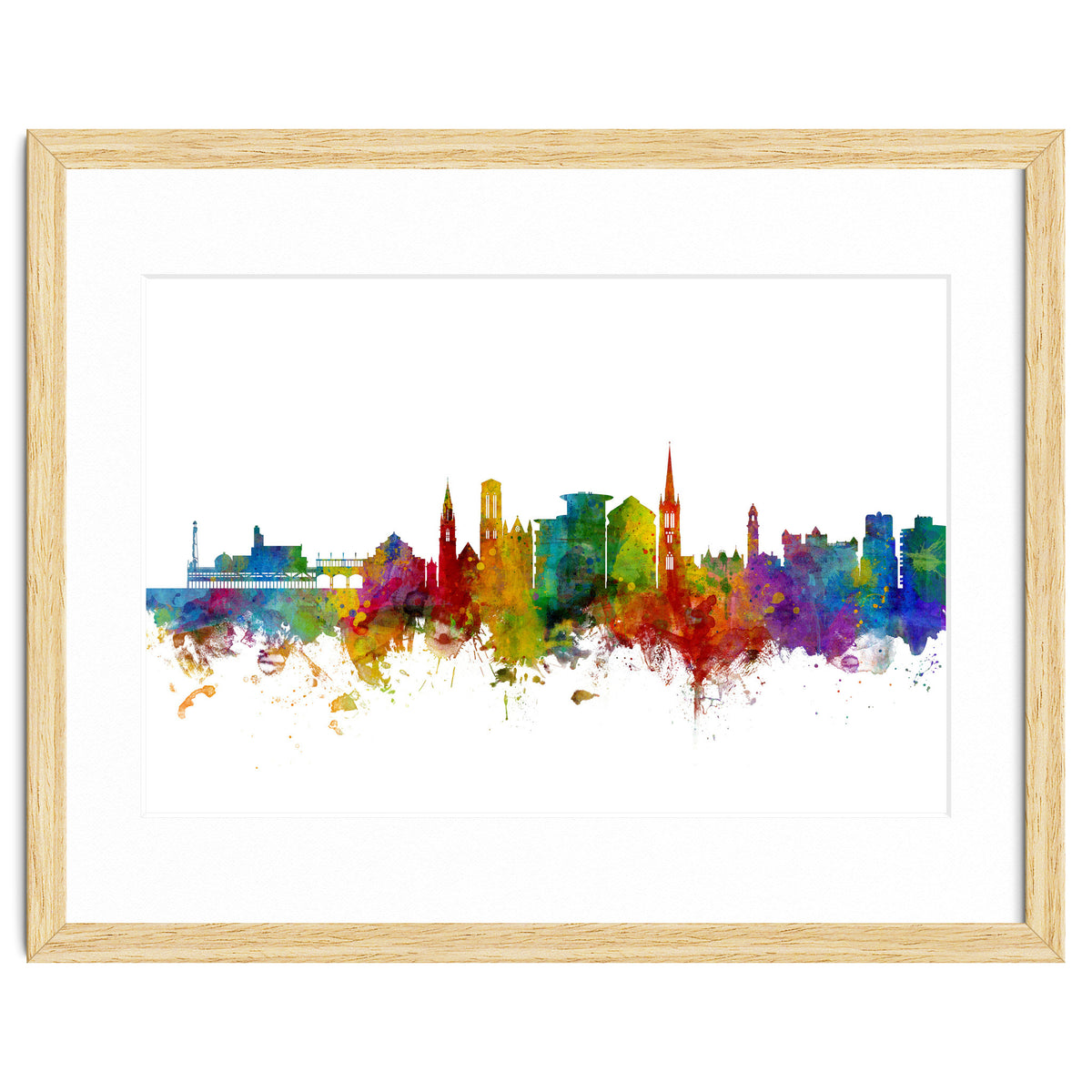 Bournemouth England Skyline