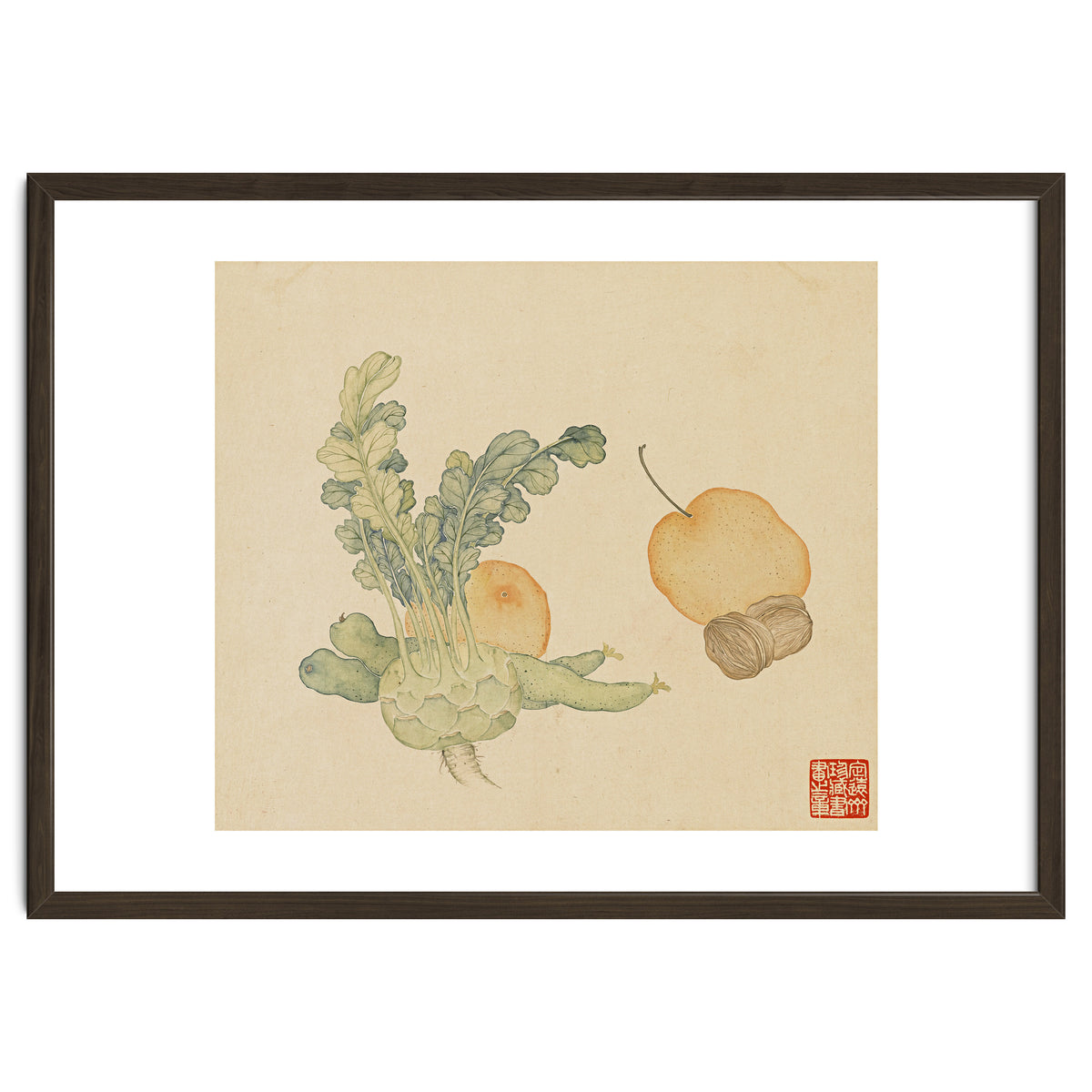 Wang Chengpi ~flowers And Vegetables, Vegetables, Fruits, Epiphyllum, Pears, Peppers