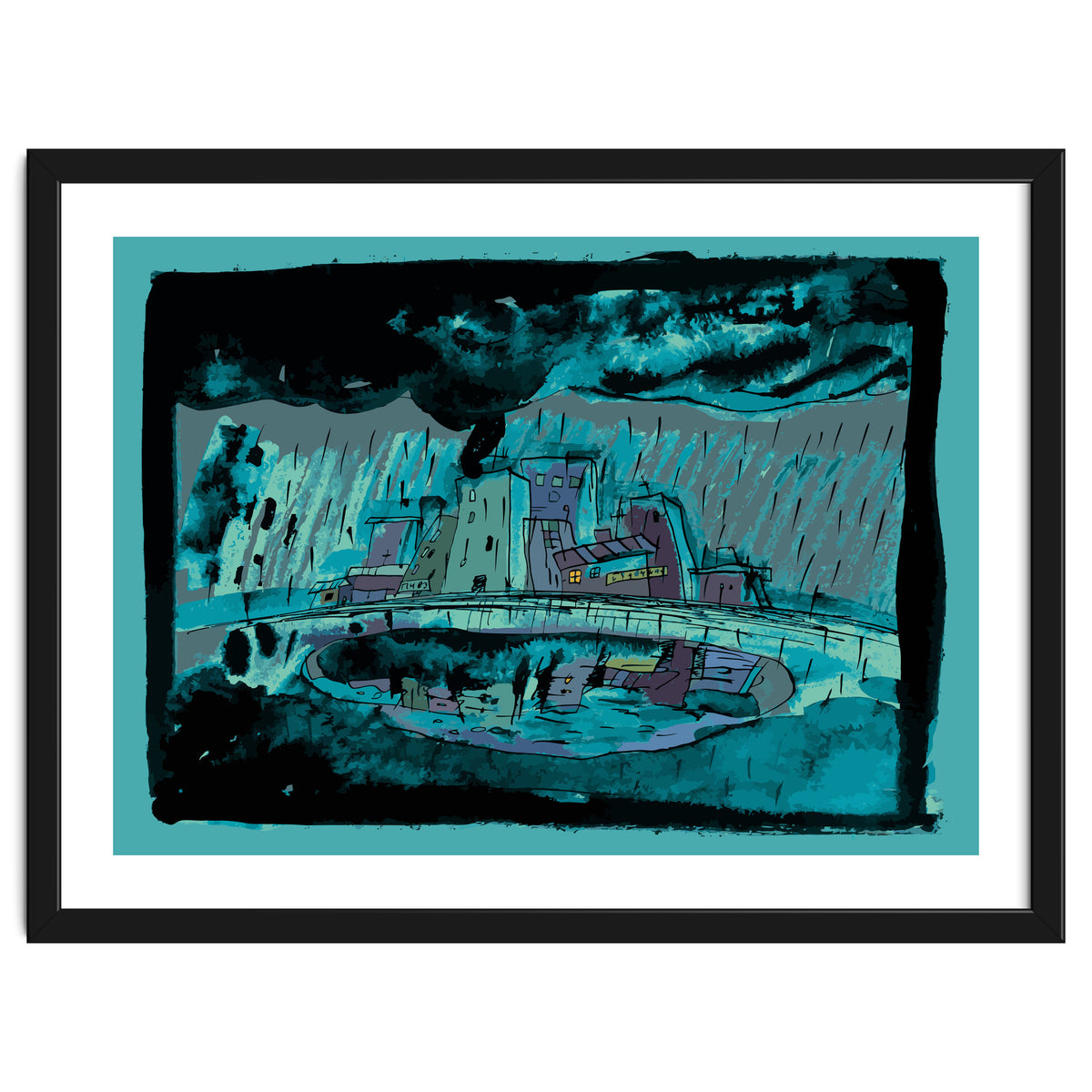 Autumn Rain in the Old City