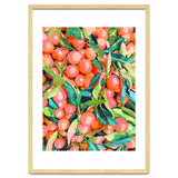 Fruit Garden, Tropical Forest Botanical Painting, Plants Vintage Nature thumbnail