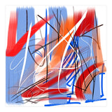 blue and red strokes (Print Only) thumbnail